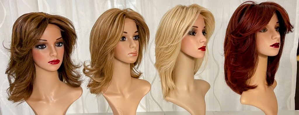 Four Color Customization Using Same Wig Design Construction Hair Texture Full Handtied European Huma Hair